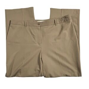 Chicos Size 2.5 Short Khaki Straight Leg Pants Women (Size 14)